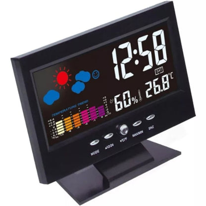Digitalt LED-Vejrur