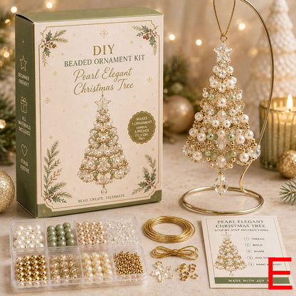 DIY-juletræspynt med perler – Kreativ juletræspynt