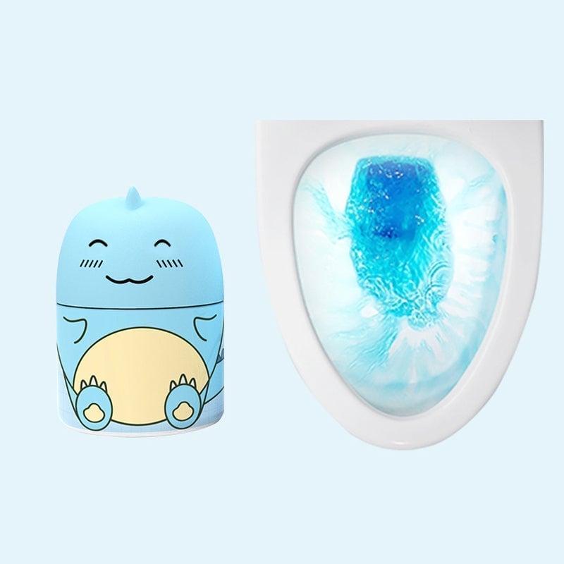Toiletrens i dinosaurform – Toiletrens i sød flaske (3 stk.)