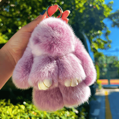 Håndlavede, bløde pompon-kaniner