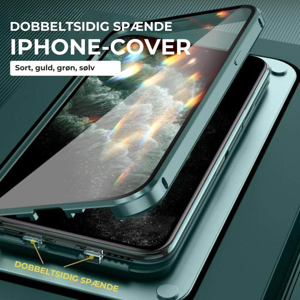 Dobbelt-sidet iPhone-etui med spænde