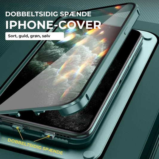 Dobbelt-sidet iPhone-etui med spænde