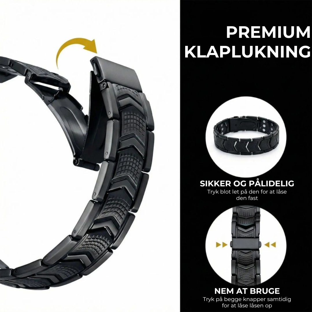 Metalarmbånd til magnetterapi