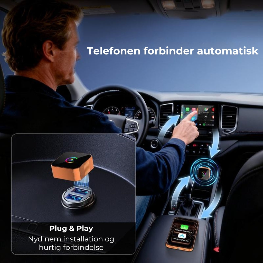 Trådløs Carplay-adapter V4