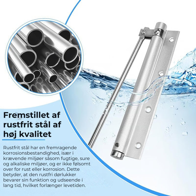 Selvlukkende automatisk dørhængsel