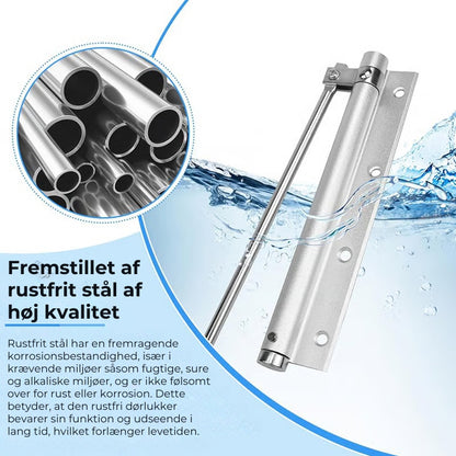 Selvlukkende automatisk dørhængsel