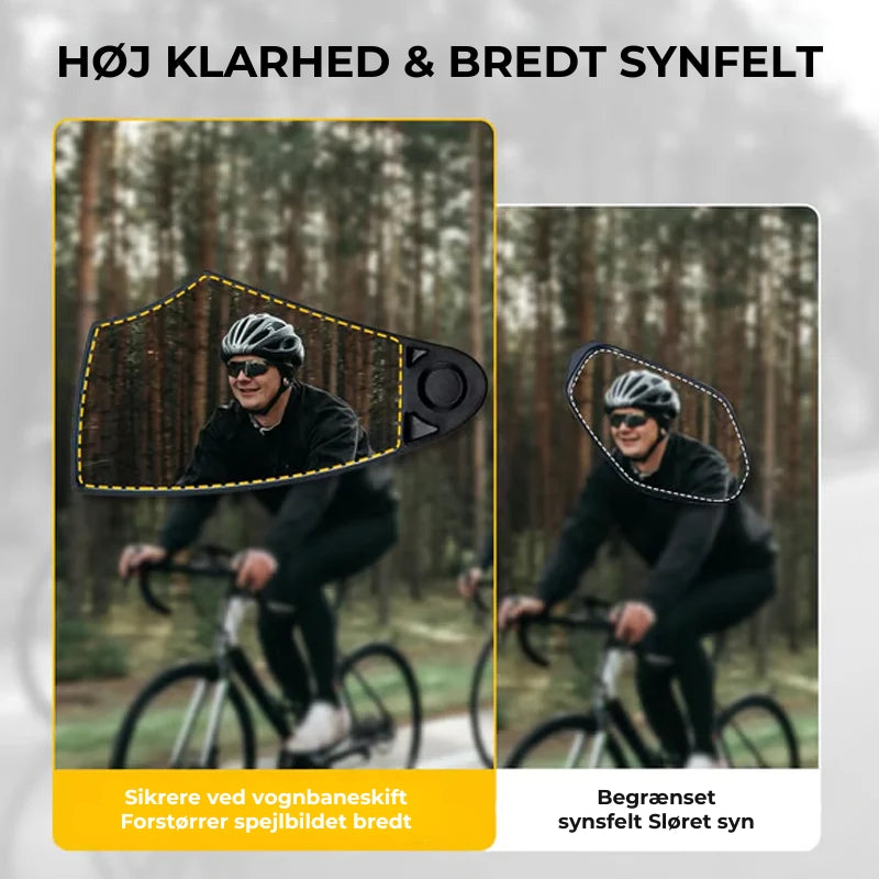 360° roterbart bakspejl til cykler