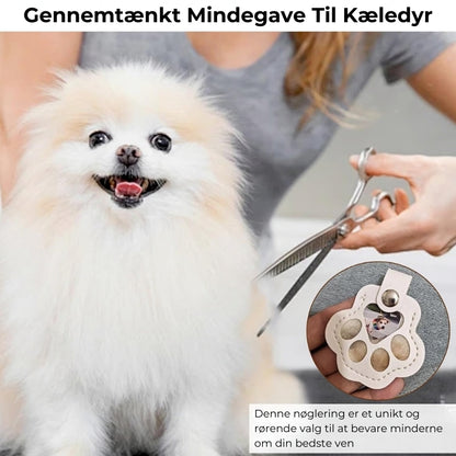 Nøglering til minde om dit kæledyr 🐾 Hold deres minde tæt på dig hver dag