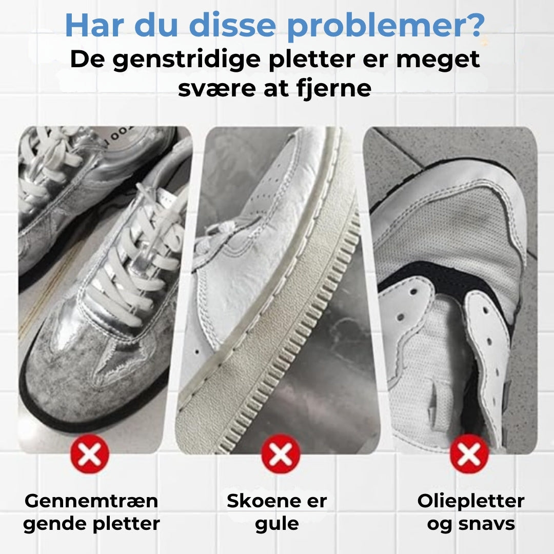 Rengøringscreme til hvide sko