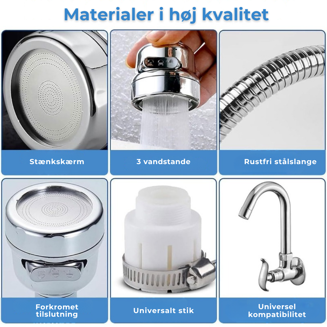 Forlænger til køkkenarmaturens brusehoved