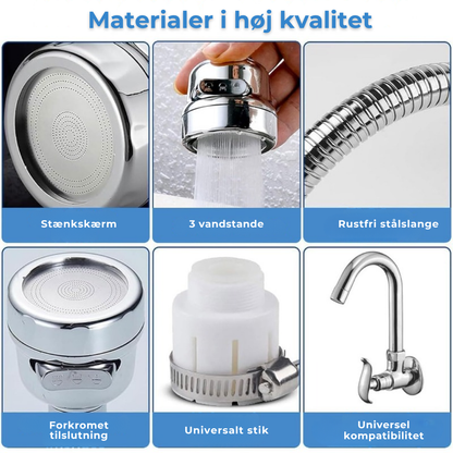Forlænger til køkkenarmaturens brusehoved