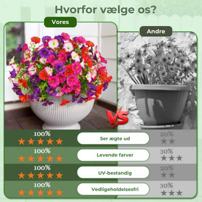 UV-bestandig buket med kunstige petuniaer