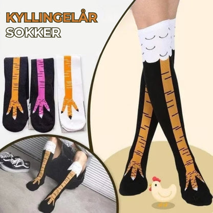 Kyllingelår sokker