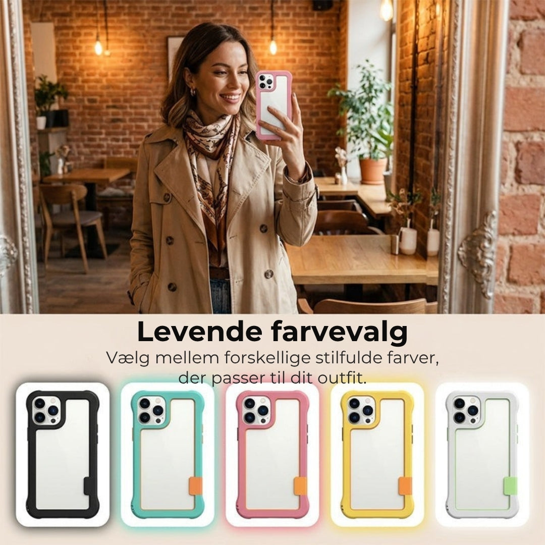 iPhone-cover med stødbeskyttelse og varmeafledning