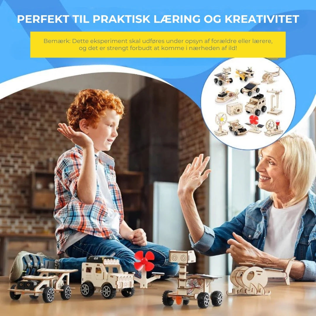 Værktøjsfrit robotbyggesæt