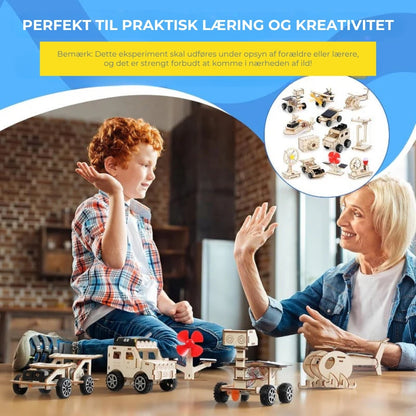 Værktøjsfrit robotbyggesæt