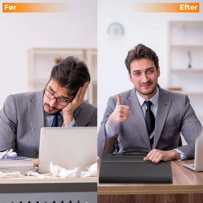 Stor brandsikker A4-mappe med håndtag