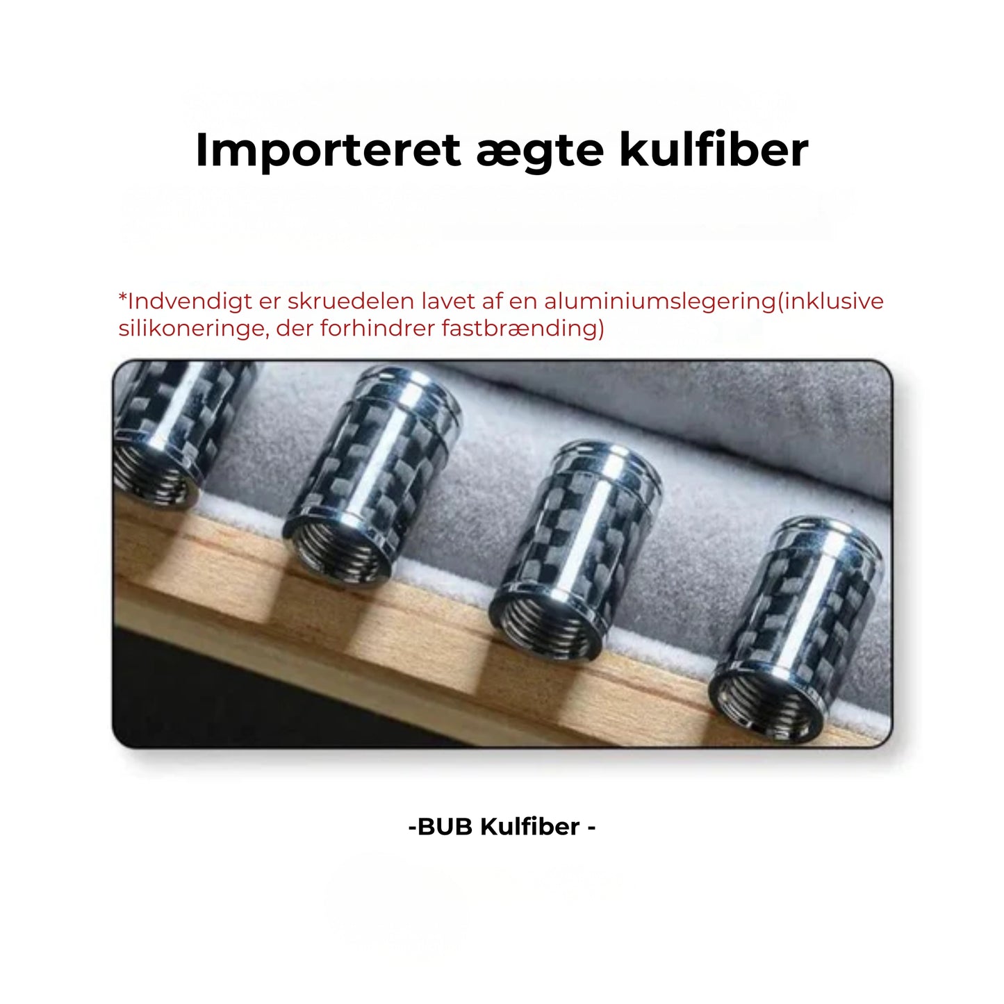 Ventilhætter i kulfiber til dæk – lækagesikkert hjulbeskyttelsessæt