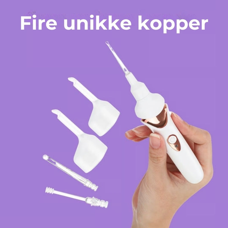 Ørevoksfjerner med suge