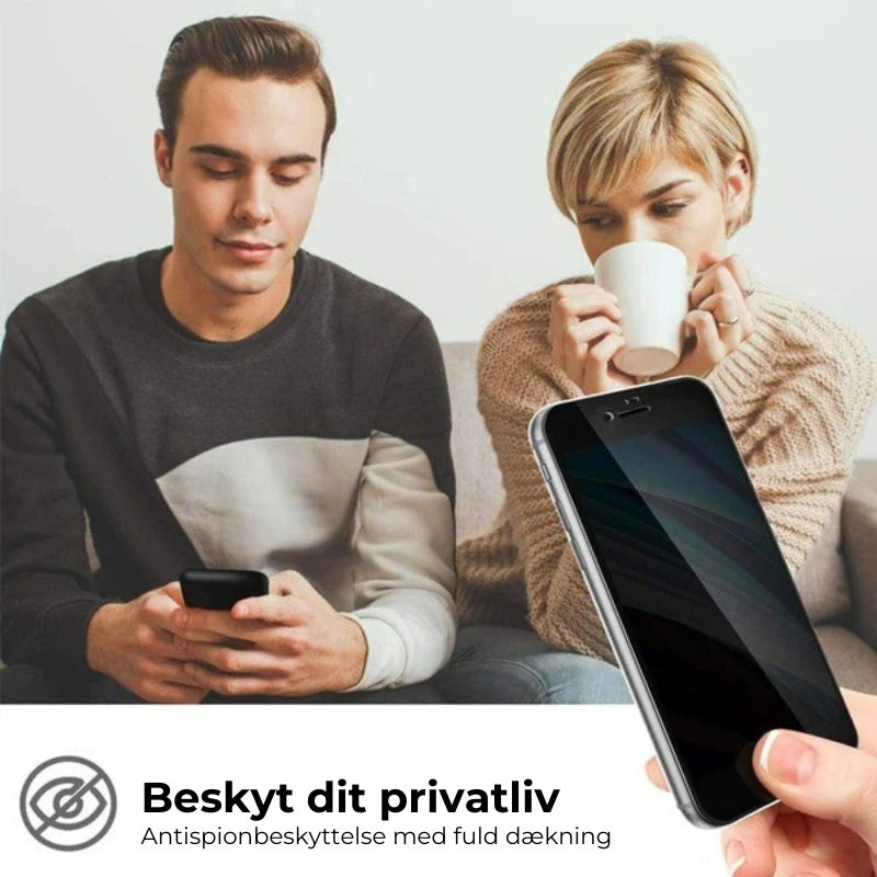 Dobbeltsidet iPhone Magnetic hærdet glas fuldt beskyttende etui