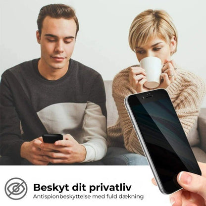 Dobbeltsidet iPhone Magnetic hærdet glas fuldt beskyttende etui
