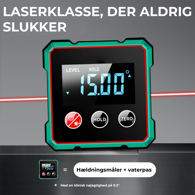 🔥4-sidet magnetisk digital vinkelmåler med laser