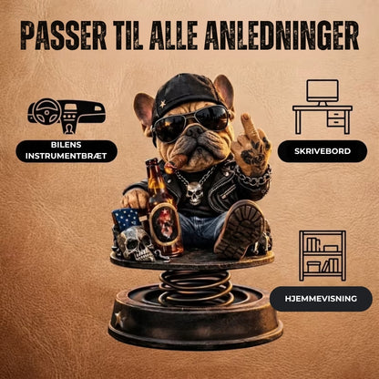 Cool bulldog-bildekoration