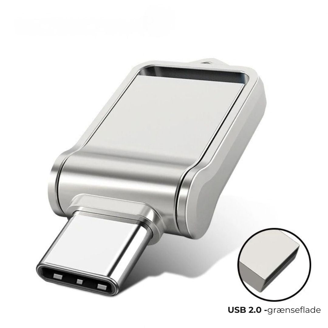 Telefon-USB-nøgle med Type-C-stik