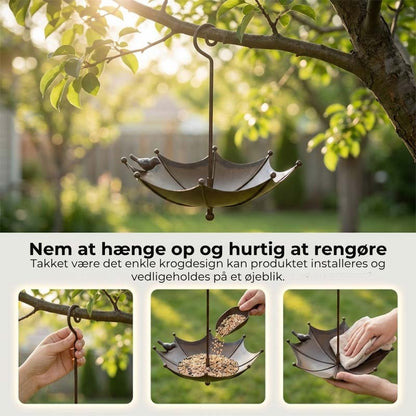 Foder- og vandskål til fugle