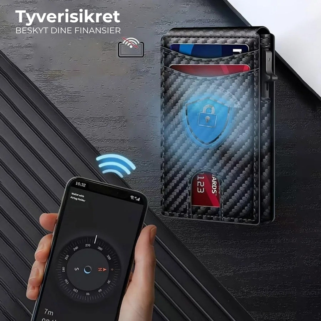 Læderpung til mænd med RFID-beskyttelse
