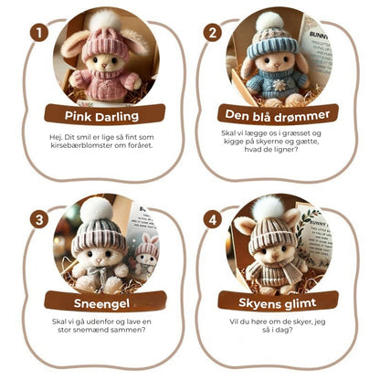 🐇 Påsketilbud på håndlavede mini-kaninbamser