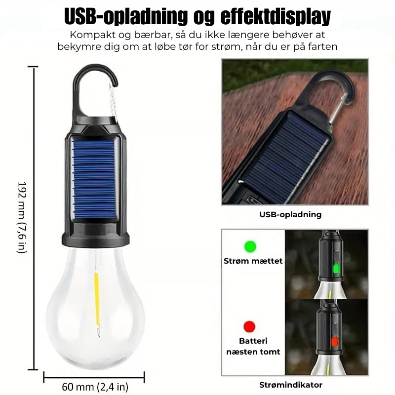 2025 Solcelle-lampe til Udendørs med krog