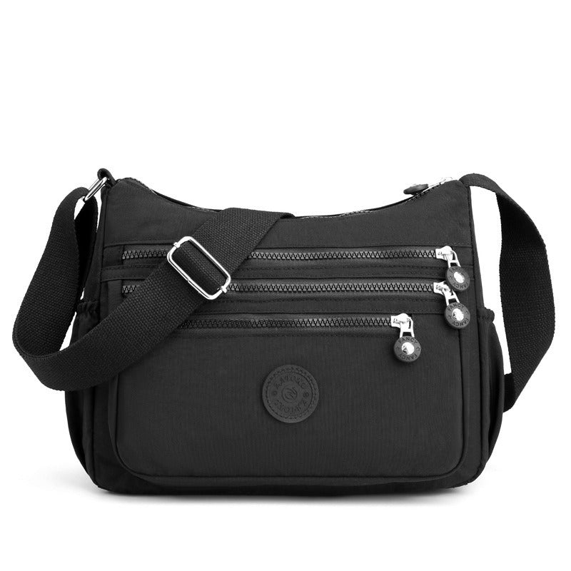 Stilfuld nylon-taske – let og holdbar