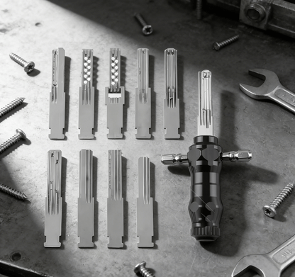 9-i-1 rørformet lockpick-sæt