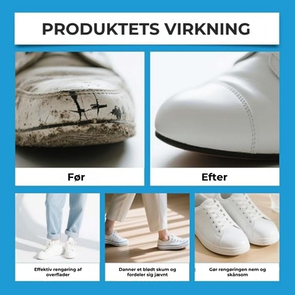 Rengøringscreme til hvide sko