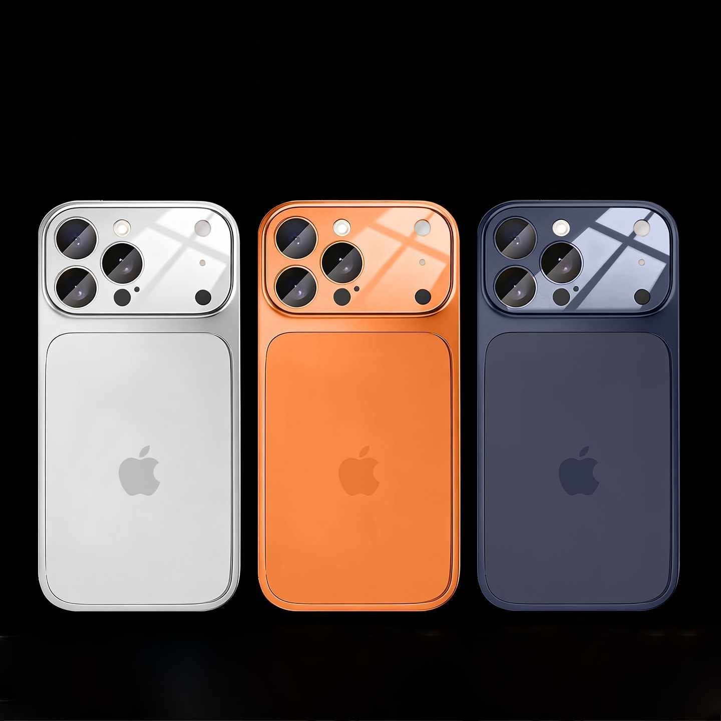 Metallisk mat Magsafe iPhone-cover