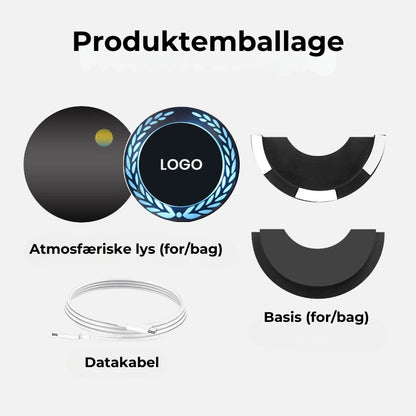 Bil RGB-sensorlampe med automatisk tænd/sluk