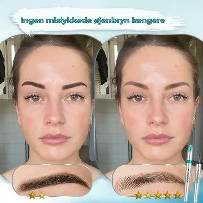 Vandtæt 3D-øjenbrynsstift med 4 spidser til microblading