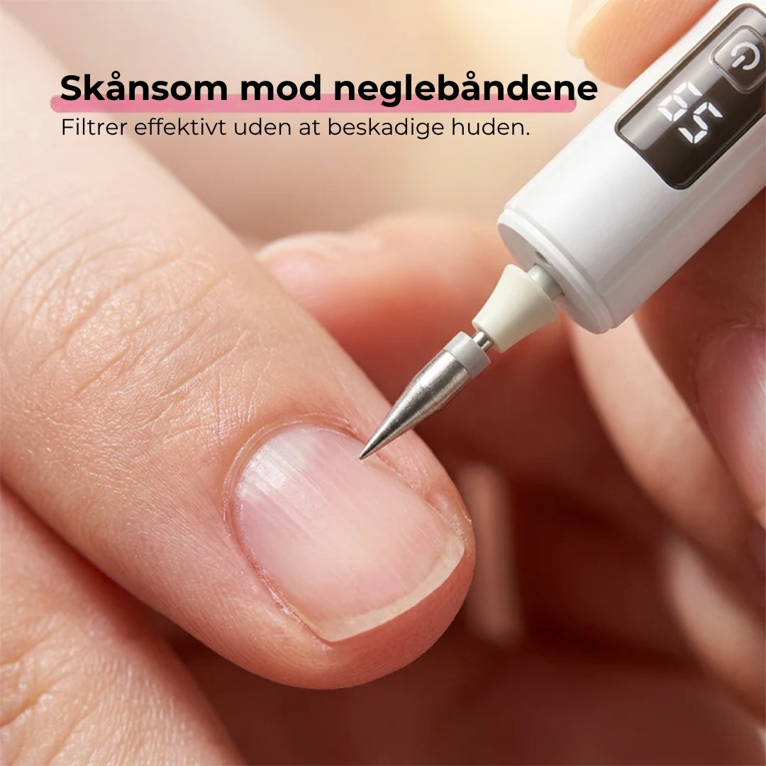 Elektrisk neglefil med digital hastighedsindstilling