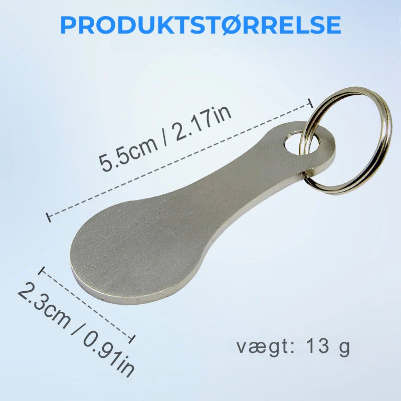 Token-nøglering til indkøbsvogn
