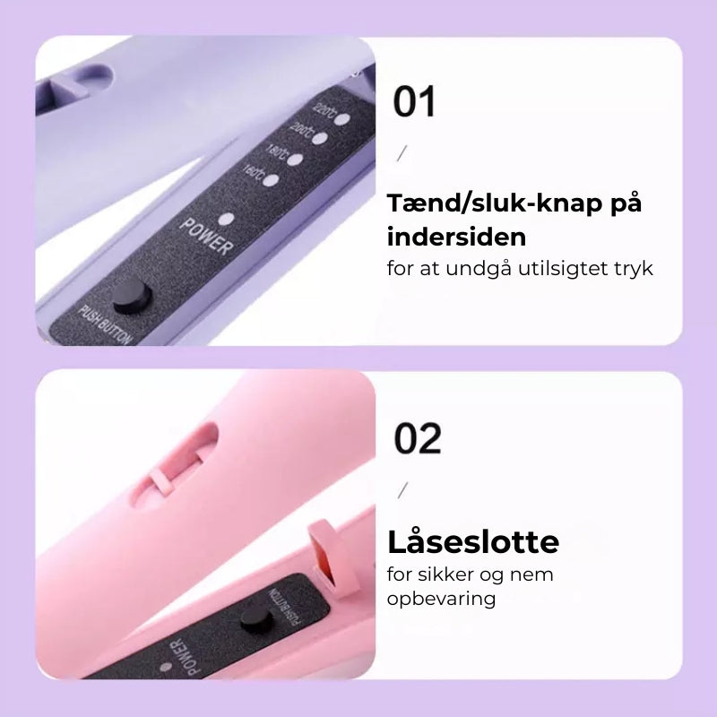 Opvarmet krøllejern