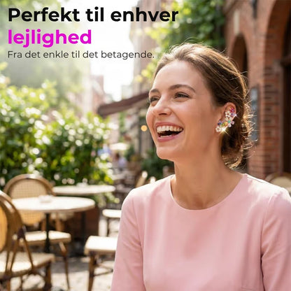 Blomsterformede øreringe – 2 stk.
