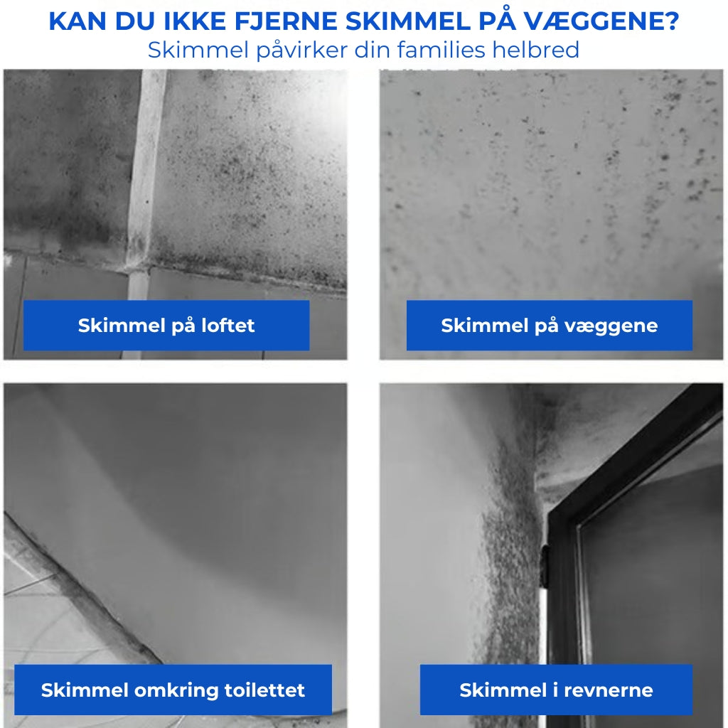 Hurtigtvirkende spray mod skimmelsvamp