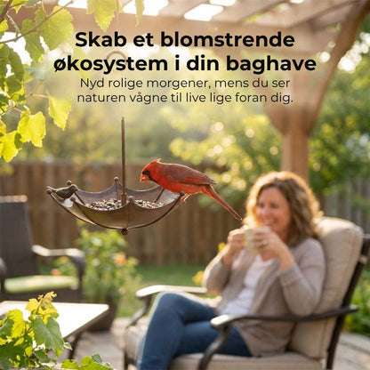 Foder- og vandskål til fugle
