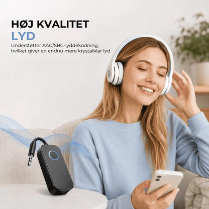 Bluetooth-lydadapter, sender/modtager