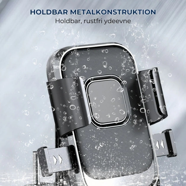 Vibrationsfast telefonholder til cykler