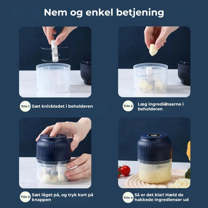 Bærbar mini-fødevarehakker