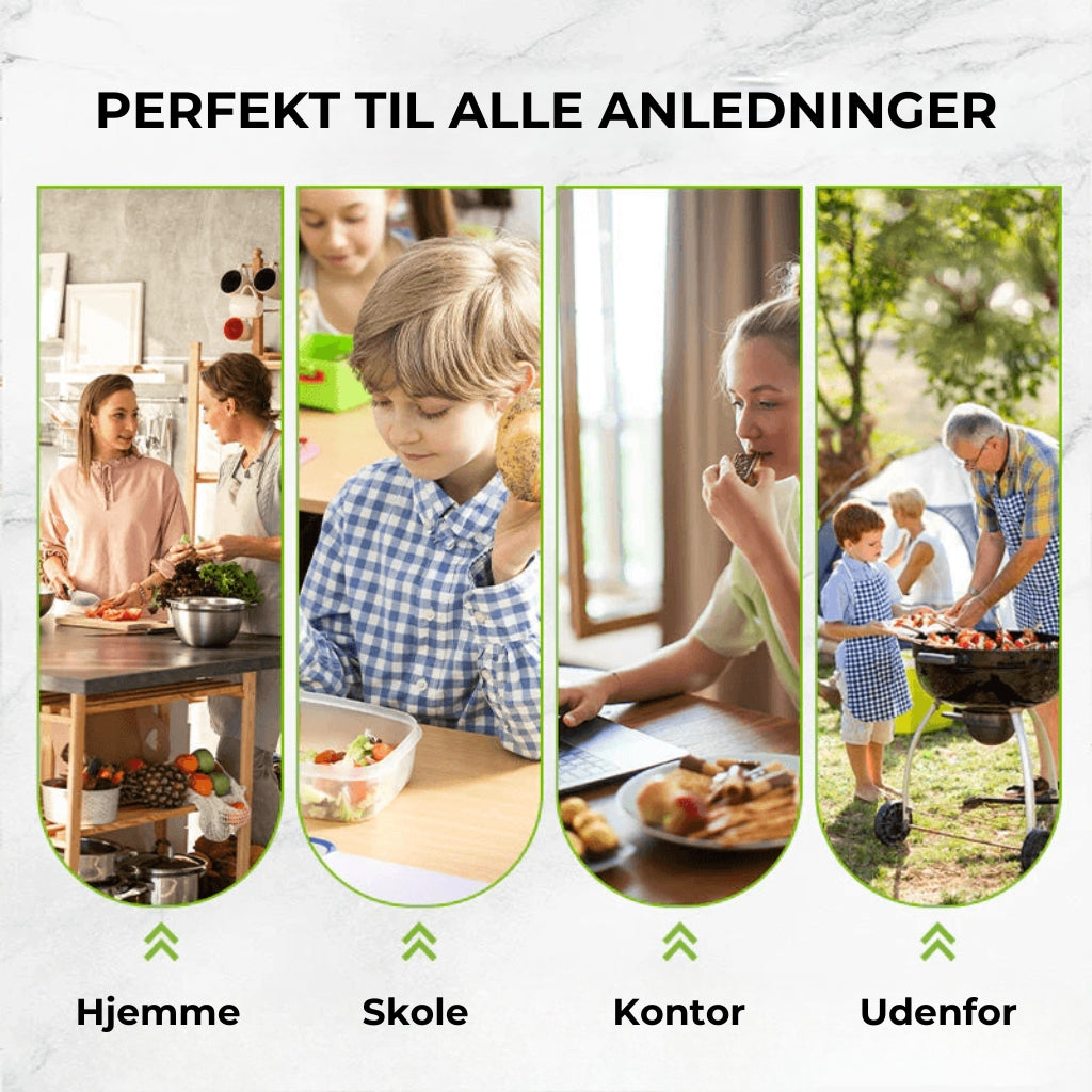 [30 stk.] Genanvendelige aluminiumsfolie-poser