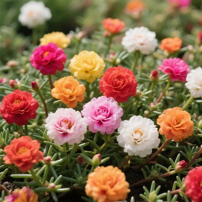 🌸 Mosrosefrøblanding (1000 stk.) 🌿 Portulak / solroser