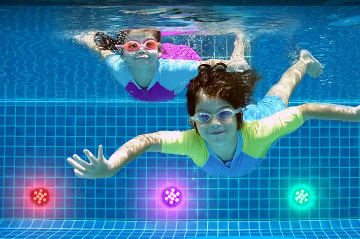 LED-belysning til pool, spa eller springvand – Vandtætte